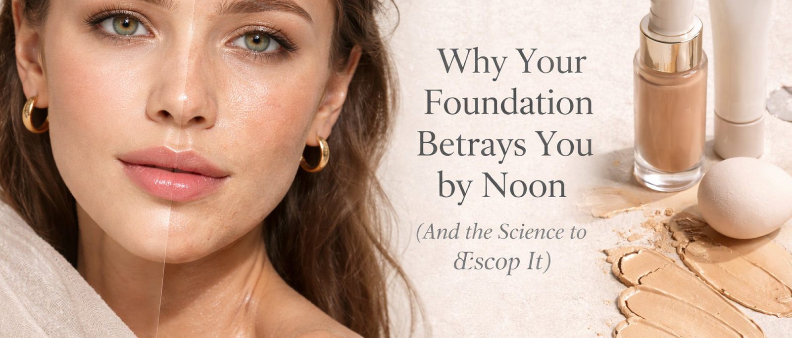 Why Your Foundation Betrays You by Noon (And the Science to Stop It)